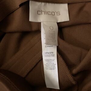 Chico's Rich Brown Knit Top